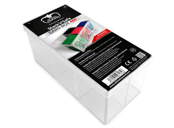 Stack n Safe Card Box 480 Ultimate Guard Samlarkortlåda 930 kort med lock 
